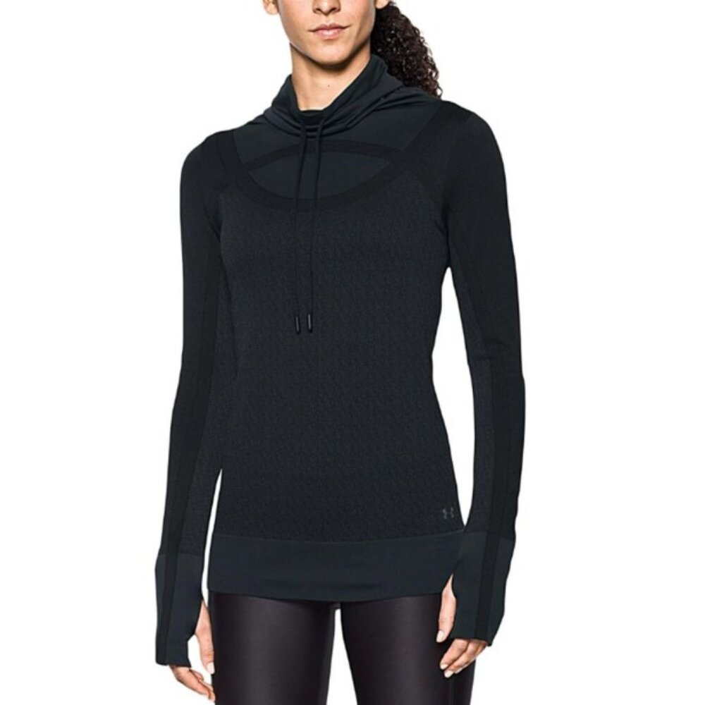 Under Armour Threadborne seamless funnel neck sweatshirt size M